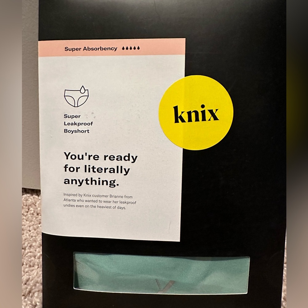Knix Superleak Proof Boyshort in Pistachio